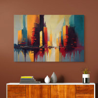 Urban Pulse – Abstract City In Vertical Rhythm