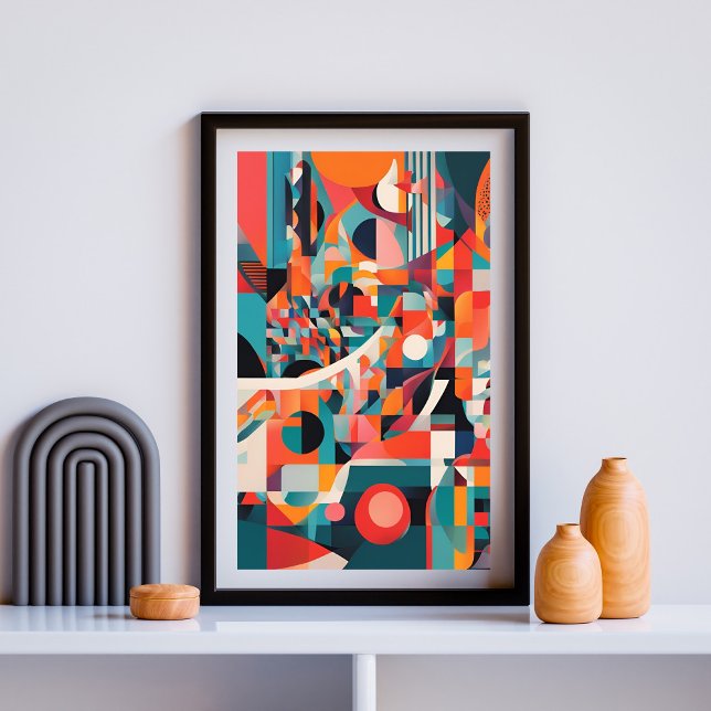 Urban Pulse: Abstract Geometry in Motion Poster (Creator Uploaded)