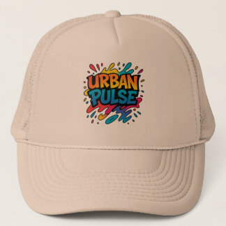 Urban Pulse – Vibrant Street Art Tee Trucker Hat