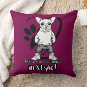 Urban Pup: Fashion Forward Chihuahua Cushion
