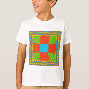 "Urban Quilt" European Geometric Pattern Art T-Shirt