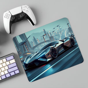 Urban Racer - Futuristic Hyper Car Mouse Pad