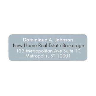Urban Real Estate Custom Return Address Labels