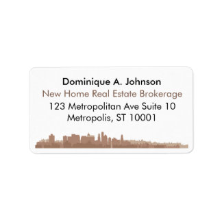 Urban Real Estate Custom Return Address Labels