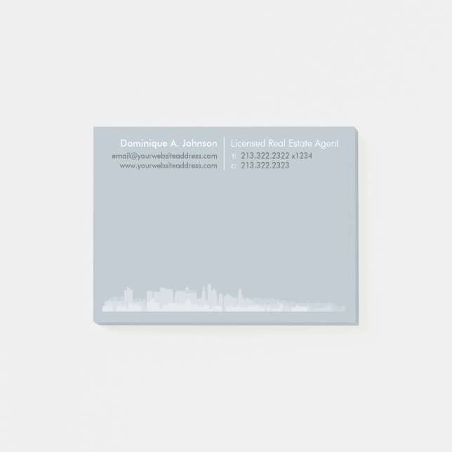 Urban Real Estate Personalised Post-It® Notes (Front)