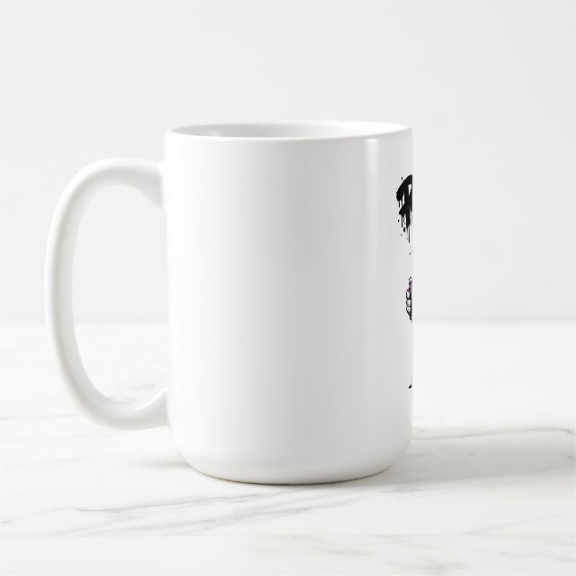 Urban Rebel Rabbit Graffiti Mug (Left)