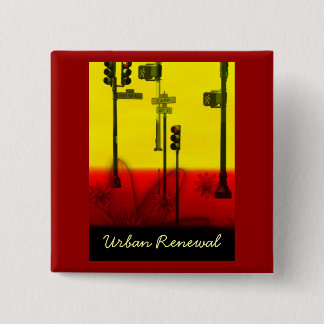URBAN RENEWAL 15 CM SQUARE BADGE