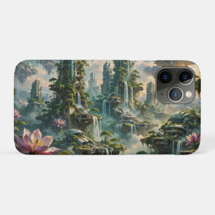 Urban Renewal Futuristic Post Apocalyptic City iPhone 11 Pro Case