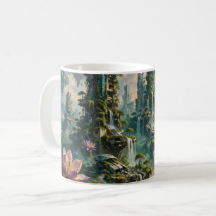 Urban Renewal Futuristic Post Apocalyptic City Coffee Mug