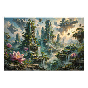 Urban Renewal Futuristic Post Apocalyptic City Photo Print