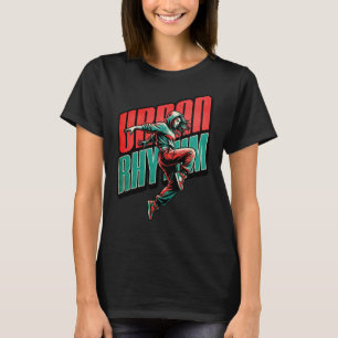 Urban Rhythm – Street Dance Motion Graphic Design T-Shirt