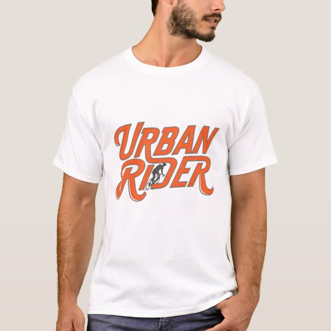 Urban Rider T-Shirt – Street Style for Mens  (Front)