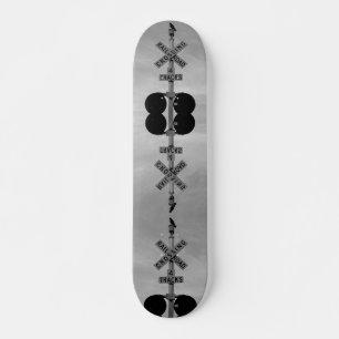 Urban Rustic Stormy Train Crow Skateboard