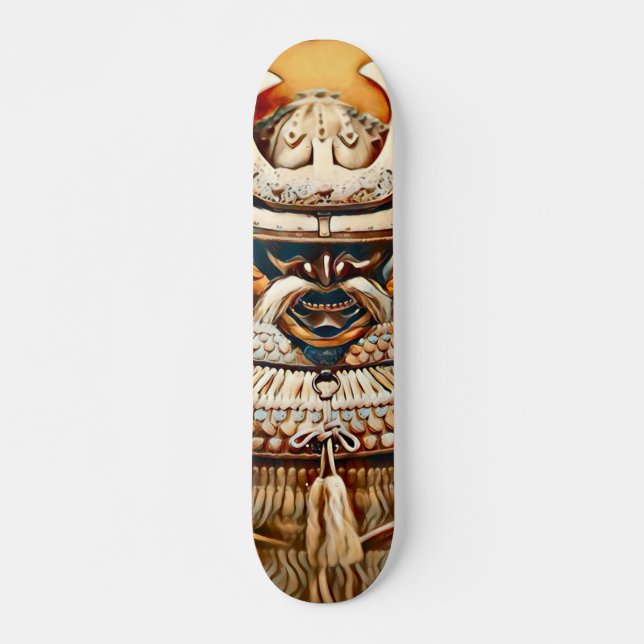 Urban Samurai Airbrush Custom Pro Park Board Skateboard (Front)