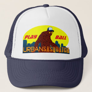 Urban Sasquatch Play Ball Trucker Hat