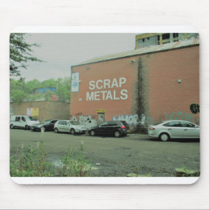 Urban scrap yard in Byker Newcastle Mouse Pad