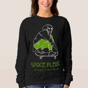 Urban Skater Alien HARAJUKU Streetwear Style Sweatshirt