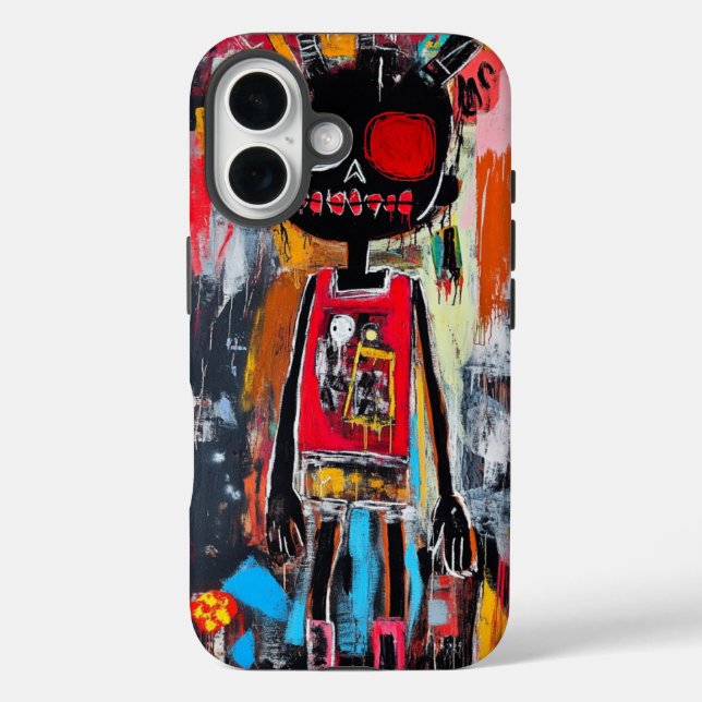 Urban Skull Art Phone Case (Back)