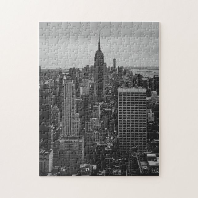 Urban Skyline | Downtown Manhattan New York Jigsaw Puzzle (Vertical)