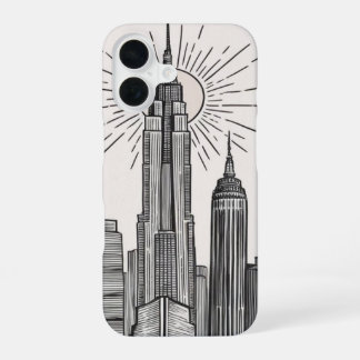 Urban skyline  iPhone 16 case