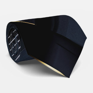 Urban Sophistication - Black Coal, Gray and Gold Tie