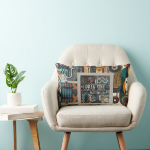 Urban Soul Patterns  Lumbar Cushion