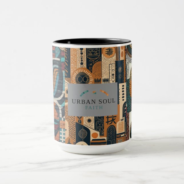 Urban Soul Patterns  Mug (Center)