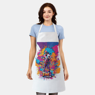 Urban Splash Runner – Comic Street Art Tee" Apron
