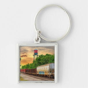 Urban Steam Punk Sunset Key Ring