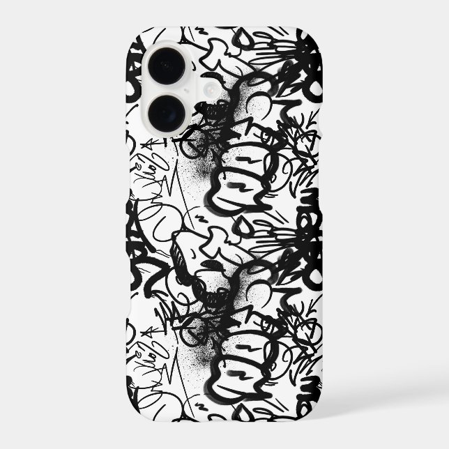 Urban Street Art Graffiti Pattern  (Back)