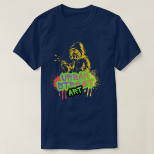 Urban Street Art Neon Splash T-Shirt