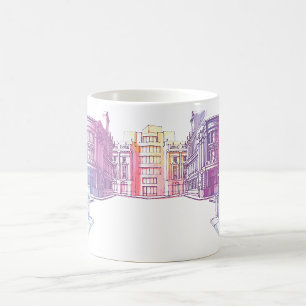 Urban Street Illustration Coffee Mug