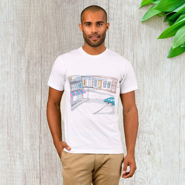 Urban Street Scene Mens T-Shirt (Creator Uploaded)