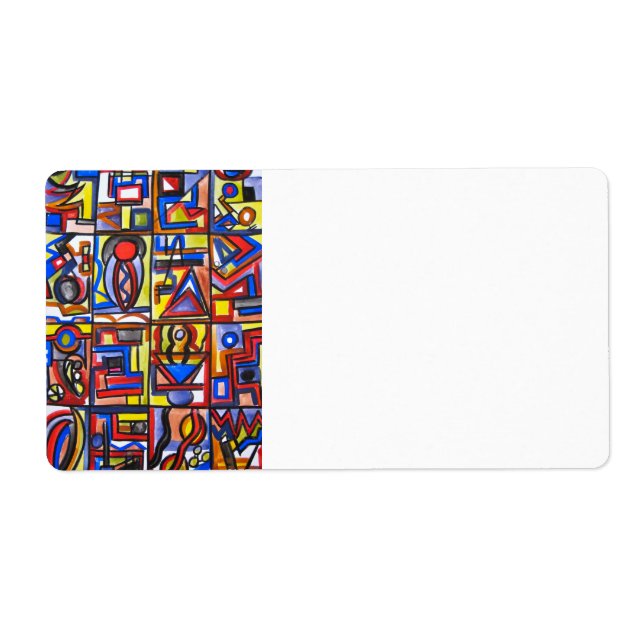 Urban Street Two-Modern Bauhaus Geometric Art (Front)