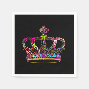 Urban streetstyle graffiti crown  napkin