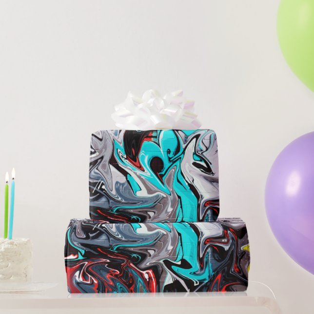 Urban streetstyle graffiti party  wrapping paper (Party Gifts)