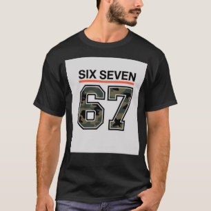 Urban Streetwear 67 Six Seven Varsity Distressed T T-Shirt