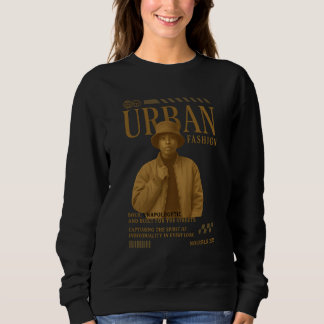 Urban Streetwear Poster – Bold Black Woman T-Shirt Sweatshirt