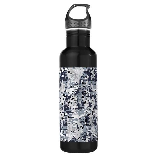 Urban Style Digital Camouflage 710 Ml Water Bottle (Front)