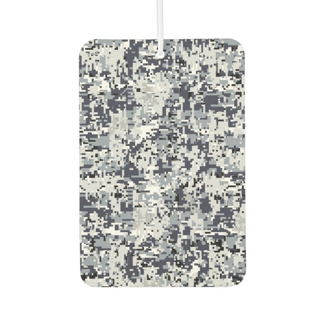 Urban Style Digital Camouflage Decor Car Air Freshener (Front)