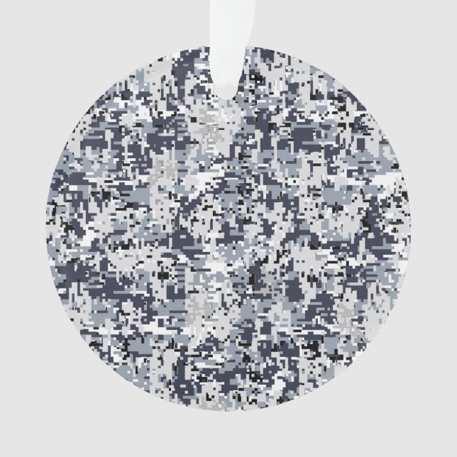 Urban Style Digital Camouflage Decor Ornament (Front)