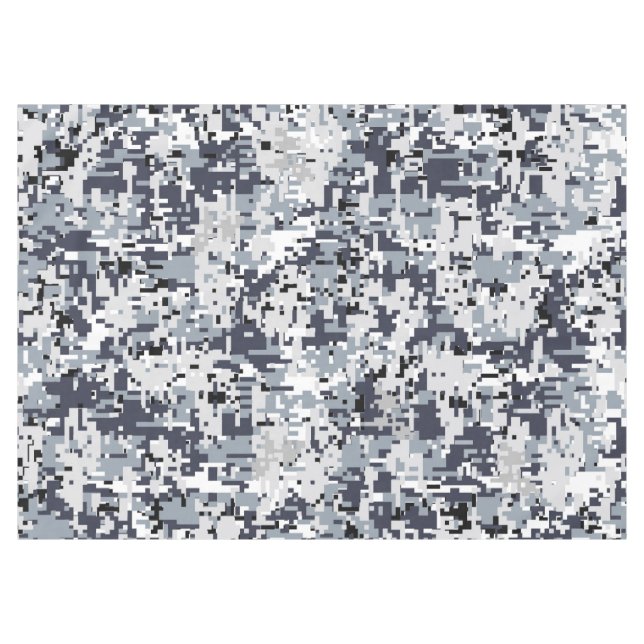 Urban Style Digital Camouflage Decor Tablecloth (Front (Horizontal))