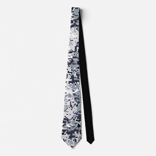 Urban Style Digital Camouflage decoration Tie (Front)