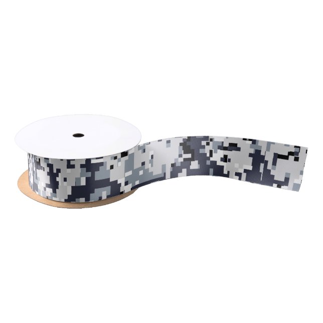 Urban Style Digital Camouflage Satin Ribbon (Spool)