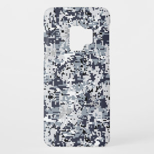 Urban Style Silver Grey Digital Camouflage Case-Mate Samsung Galaxy S9 Case