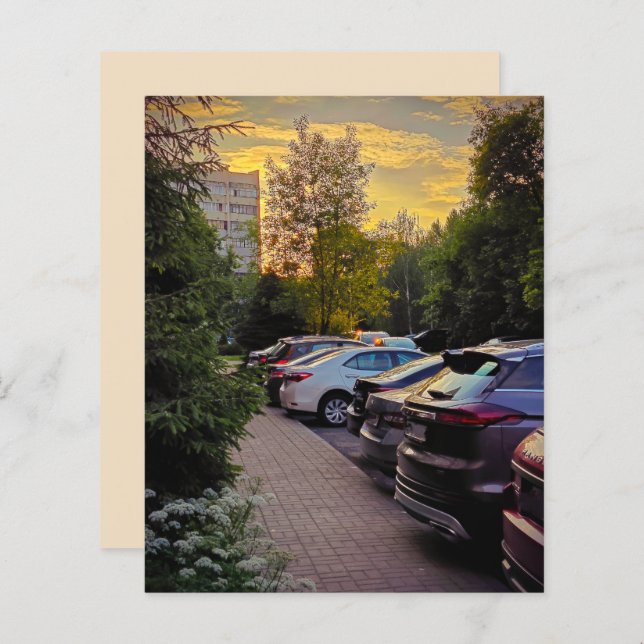 Urban Sunset Art Print by Sotnichenko – Customise (Front/Back)