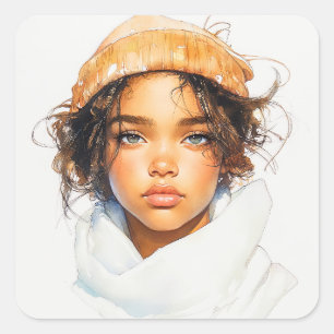 Urban Teen Square Sticker