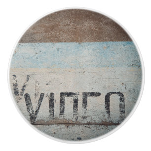 Urban-themed loft style cinephile movie lovers ceramic knob