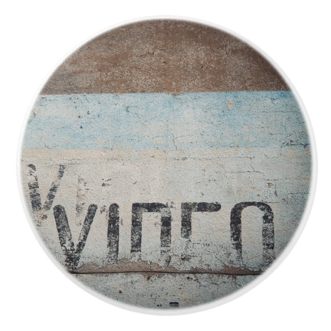 Urban-themed loft style cinephile movie lovers  ceramic knob (Front)