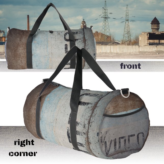 Urban-themed loft style cinephile movie lovers  duffle bag (Creator Uploaded)